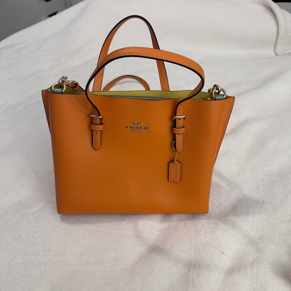 Coach Mollie Tote 25 Papaya